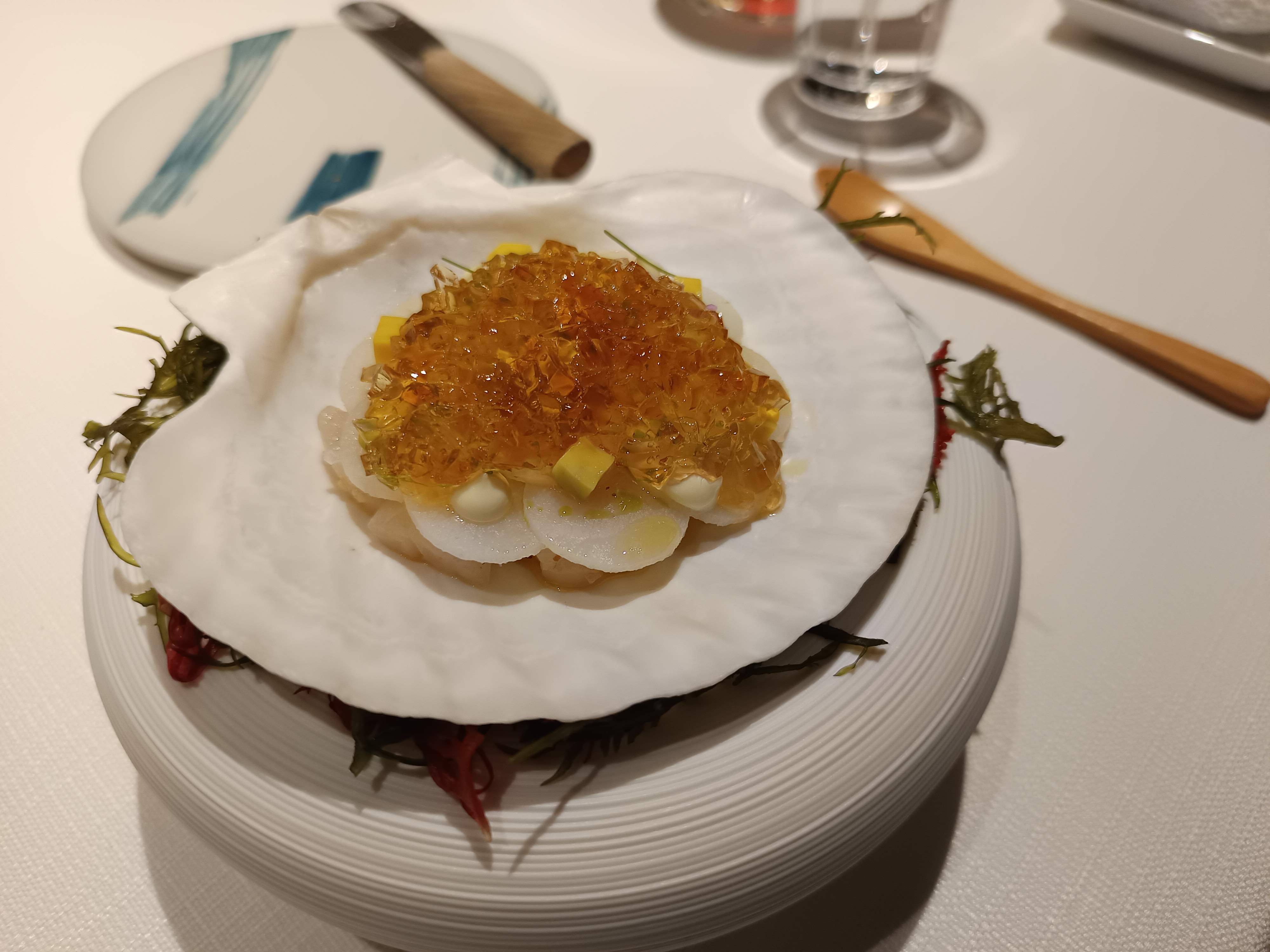 Hokkaido Scallop and Bamboo